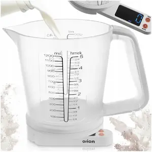 Kitchen scale ORION Ori_131815 with measuring cup 5 kg capacity, 1.2 L bowl