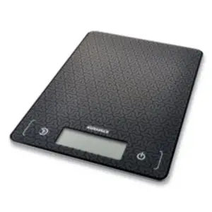 Electronic kitchen scale HERDEGEN Soehnle Page Comfort Mosaic Black — 10 kg, 1 g accuracy, LCD, 229×191×20 mm