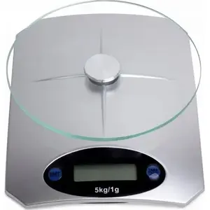 Kitchen scale Kamille 7104 with LCD display, compact digital weighing for food and ingredients