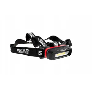 Headlamp PRO model 3-01-13-OS-111 with 300 lm LED, rechargeable battery and motion sensor