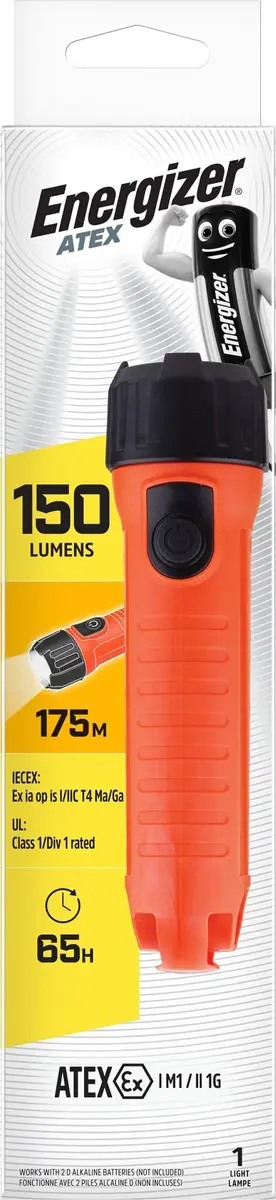 Energizer ATEX 2D EN54 LED hand flashlight Photo 3