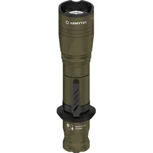 Lukturis ARMYTEK Dobermann PRO MAGNET USB Olive — kompakts uzlādējams taktiskais lukturis