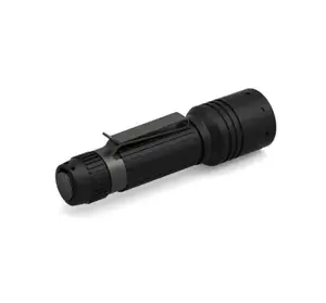 Hand flashlight Led Lenser Solid 502210 — aluminium housing, IP54, 10–150 lm, 100 lm typical, AA battery, black