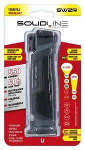 Handheld Flashlight Led lenser Latarka SW2R, rechargeable, compact
