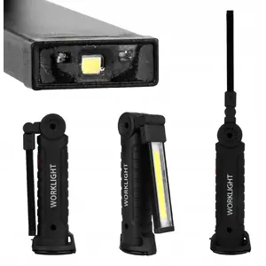 Lukturis UN modelis AKC2404LV LED COB 3W + 1W ar akumulatoru 0472