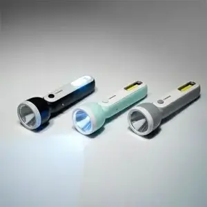 Rechargeable flashlight Tiross TS-1854 — 3W LED + 1W COB, handheld portable torch