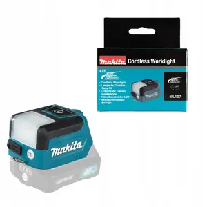 Flashlight Makita ML107 12V, LED handheld torch, 175 lx (spot) / 200 lm (flood)