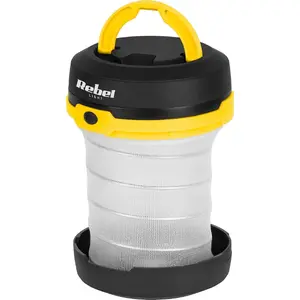 Kempinga LED laterna Rebel Tools Rebel – pārnēsājama bateriju lampa