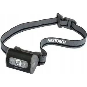 Rokas lukturis Nextorch TrekStar — 220 lm, stars 73 m, darbina 3×AAA (melns)