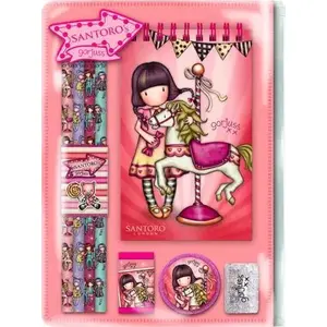 School Stationery Set Santoro Gorjuss Fairground — multi-piece student kit