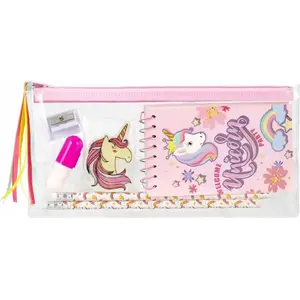 Pencil Case STARPAK ZEST SZKOL UNICORN STK PBH 12/96 — school pencil set, themed unicorn