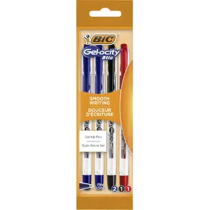 Gel pen BIC Gel-Ocity Stic 0.5 mm, 4-pack, assorted colors