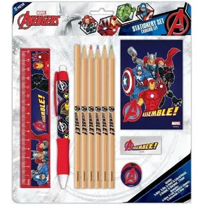 Skolas piederumu komplekts Pulio Avengers, 11 gab., izglītojošs komplekts