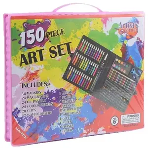 Painting Art Set Extralink 150-piece — brushes, paints, pencils, palette, accessories
