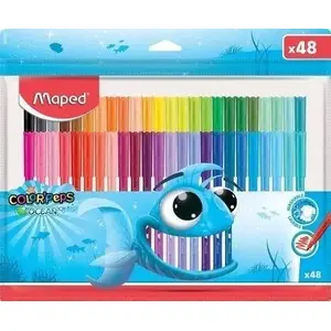 Фломастеры Maped Color Peps Ocean, набор 48 шт. — Maped фломастеры, набор разноцветных