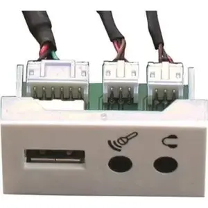Проводная гарнитура FULL F22 USB2.0 с 2× мини‑джеком 3,5 мм — USB аудио и двойное мини‑гнездо