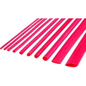 Siltuma saraušanās caurule Cabletech 2 mm × 1 m, sarkana