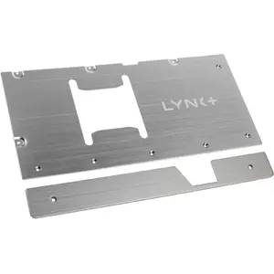 GPU backplate plate kit LYNK+ 5090 for Palit/Gainward graphics cards — silver