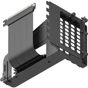 Vertical GPU Mount Kit HAVN HVN-AS-UVGPK-51, universal vertical riser bracket, black