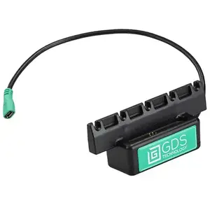 Vehicle Dock Cup for Tablets with Micro USB 2.0 — RAM Mount RAM-GDS-DOCK-V3BU, 90 g, black/green
