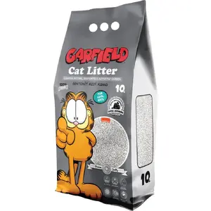 Kaķu smiltis GARFIELD bentonīta ar aktivēto ogli 10 l