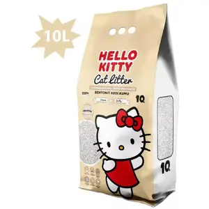 Комковый бентонитовый наполнитель для кошек HELLO KITTY 10 л