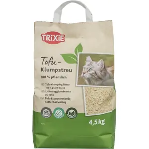 Комкующийся тофу наполнитель для кошек Trixie 4,5 кг