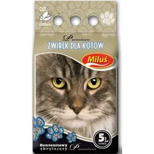 Clumping Cat Litter Super Benek Miluś Premium Natural 5 L