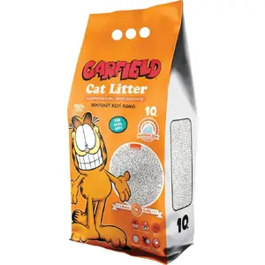 Kaķu smiltis GARFIELD GR-6293, bento­nīts ar kūstošu struktūru, 10 l, Marselē ziepju aromāts