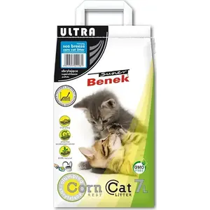 Наполнитель для кошачьего туалета Super Benek Corn Cat Morski 7 л