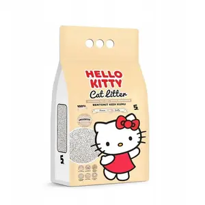 Комкующийся бентонитовый кошачий наполнитель LITTY KITTY Hello Kitty 5 л