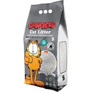 Saskumojams bentoīta kaķu tualetes pakaiši GARFIELD ar aktivēto ogli 5 l