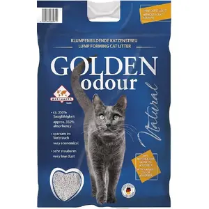 Наполнитель для кошек Pet Earth Golden Grey Odour Natural — натуральный комкующийся минерал