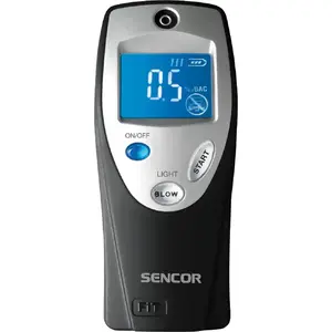 Алкотестер SENCOR SCA BA02 портативный тестер на алкоголь, модель SCA BA02