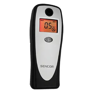 Alkoholometrs Sencor SCA BA01 portatīvs 0.1–0.15% ar LCD, 98×36×16 mm