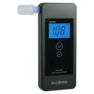 Alkotesteris No name AlcoFind Elite — melns, platīna elektroķīmisks sensors, mērvienības ‰, AAA baterija