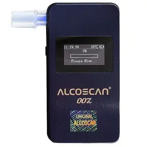 Elpas analizators ALCOSCAN 007 LV (klase A) Rovico — rokas alkohola detektors, zils