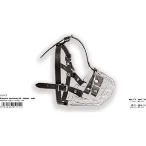Metal Dog Muzzle DINO model 8 for Female Boxer — size information not specified