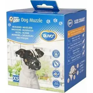 Dog Muzzle Rubber Duvo+ XS — soft rubber muzzle for small dogs