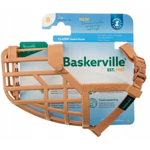 Rokturis Baskerville Kaganiec Classic 8 bēšs, garums 7,5 cm, apkārtmērs 32 cm