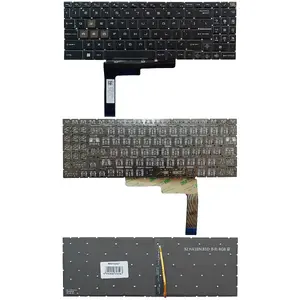Portatīvā datora klaviatūra MSI ar RGB apgaismojumu, ASV izkārtojums — savietojama ar GL76, GL66, GF76, GF66