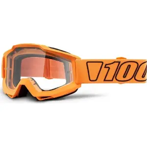 Goggles 100% ACCURI LUMINARI by 100 КНИГ — transparent anti-fog lens