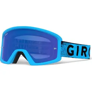 Маска GIRO BLOK MTB — GIRO blue hypnotic с зеркальной линзой COBALT BLUE S3 (0,8–18%) и прозрачной линзой S0 (99%)