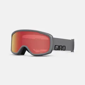 Brilles GIRO Cruz Flash ziemas sportam Pelēks rāmis Sfērisks stikls dzintara/sarkans/dzeltens Unisex