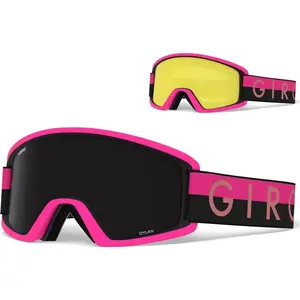 Giro DYLAN Black Pink Throwback лыжные и сноубордические очки, розовый объектив