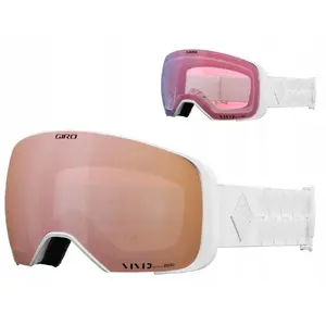 Горнолыжная маска GIRO COMP WITE BLISS с линзами VIVID-Carl Zeiss ROSE GOLD (S2) и INFRARED (S1)