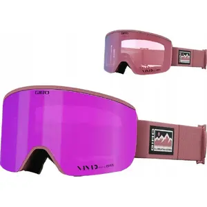 Горнолыжные и сноубордические очки GIRO ELLA ROSE ACCESS с линзами VIVID PINK (S3) и VIVID INFRARED (S1)