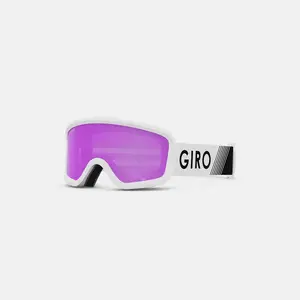 GIRO Chico 2.0 Детские зимние спортивные очки Белые — двойная цилиндрическая линза Amber/Pink