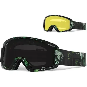 Горнолыжные и сноубордические очки GIRO SEMI MOSS с линзами ULTRA BLACK S3 (9%) и YELLOW S0 (84%)