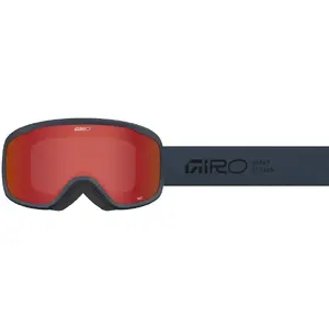 Горнолыжные очки GIRO CRUZ INDIGO STACKED OTG Цилиндрическая линза Amber Scarlet S2 (19–42%)